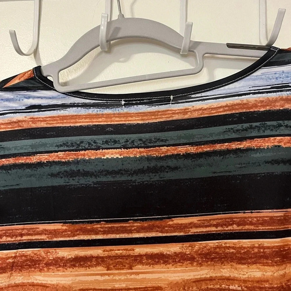 SHEIN Slayer Plus Size women Bodycon dress fluid print sleek sexy size 1XL - Picture 11 of 12